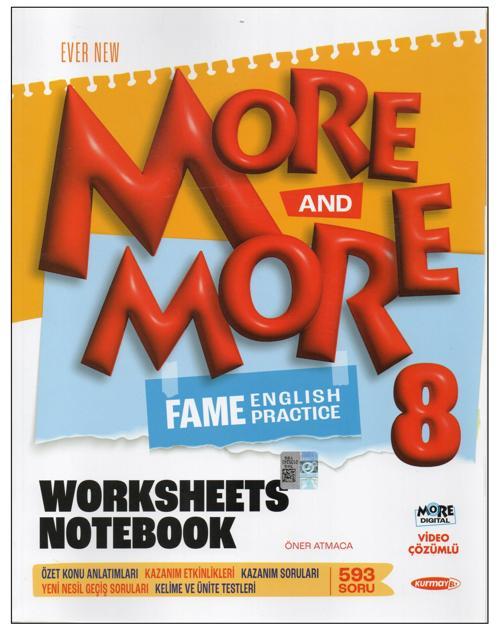 Kurmay Elt More and More Worksheets Notebook 