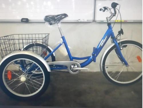 FSC BBF Cargo Nexus 3 Vites Ön V-Arka Kontra Fren Ön 26-Arka 24 Jant Katlanır Kargo Bisikleti Mavi