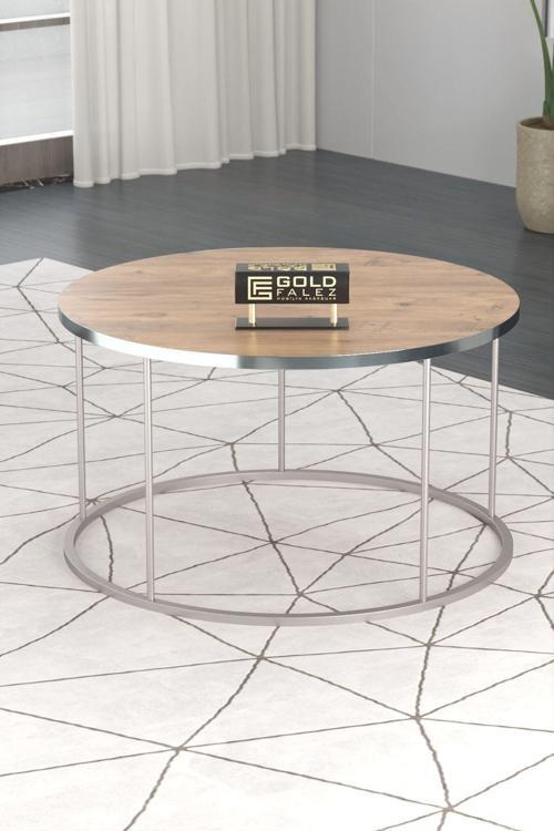 ORTA SEHPA TERRA LÜX GÜMÜŞ CEVİZ