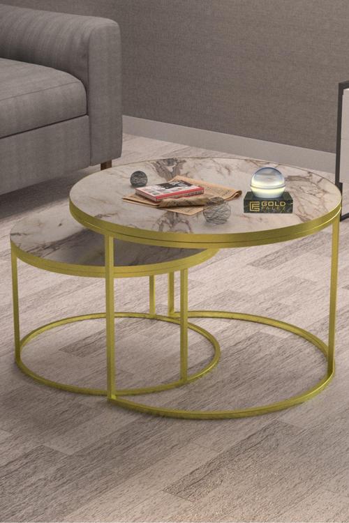 Orta Sehpa Ikili Lüx Specıal Gold Efes