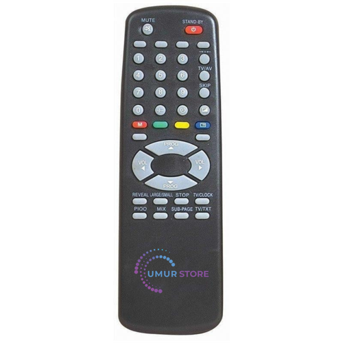 Imper-S Lorenz Siyah M Tuşlu Uydu Alıcı Kumandası