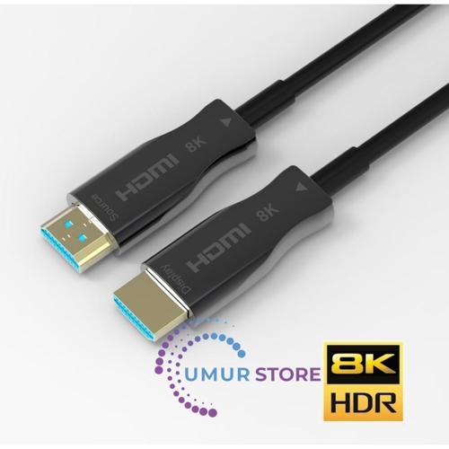 Aoc Fiber HDMI 2.1 Kablo - 48GBPS, 8k 60Hz, 4K 120Hz, 4K 60Hz, Earc, Hdr, D-Hdr, Hdcp2.3, Dolby Visi