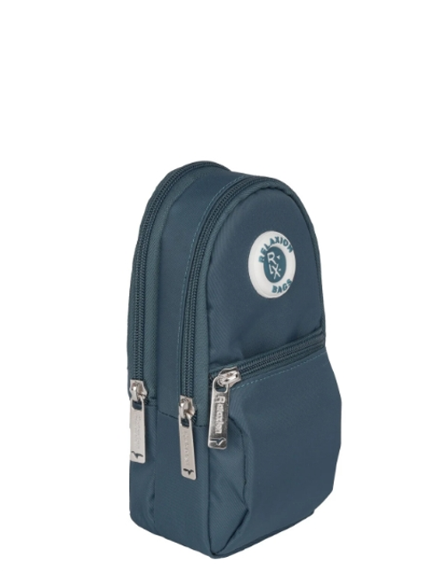 Çift Gözlü Viyana Lüx Petrol Yeşili Kalem Çantası/Kalemlik (150)