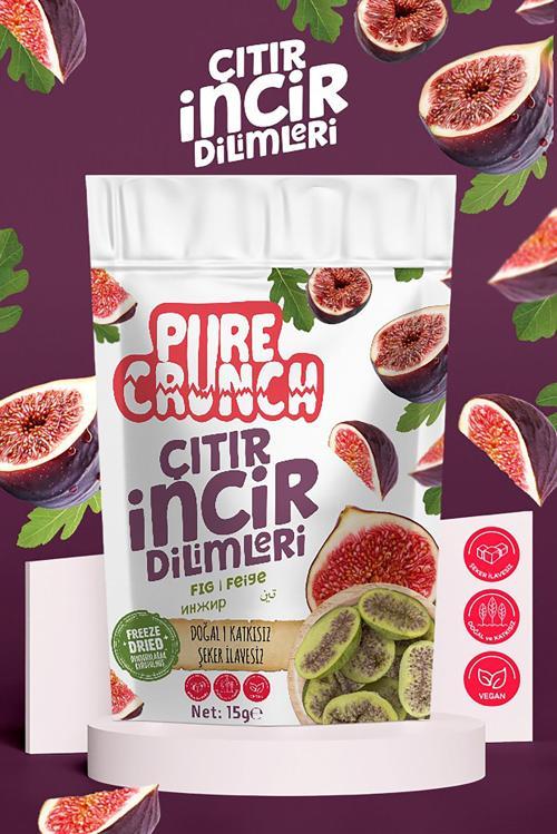 Dondurularak Kurutulmuş Siyah İncir - 20 gr