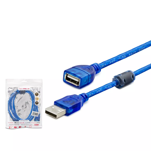 Hdx7535 Usb To Usb F Kablo 3M Mavi Transparent