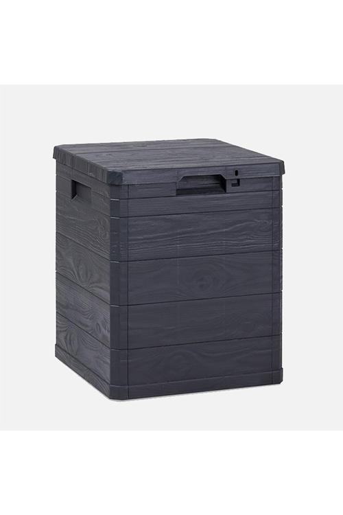 Bahçe, Balkon, Havuz Depolama Sandığı 90 Litre Antrasit | Kompakt & Dayanıklı Saklama Sandığı