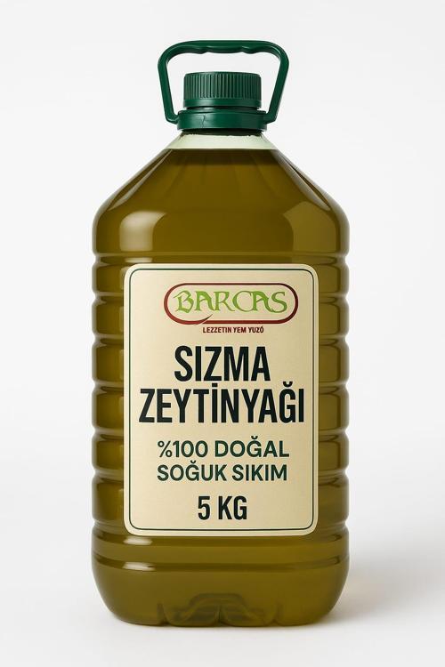 5 LT %100 DOĞAL SOĞUK SIKIM SIZMA ZEYTİNYAĞ