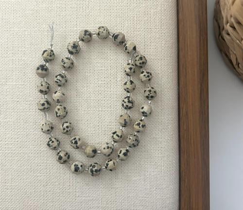 ELMAS KESİM BENEKLİ JASPER 8MM DOĞAL TAŞ DİZİ- YÜKSEK KALİTELİ DOĞAL TAŞ