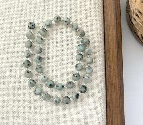 ELMAS KESİM RUTİLLİ KUVARS 8MM DOĞAL TAŞ DİZİ- YÜKSEK KALİTELİ DOĞAL TAŞ