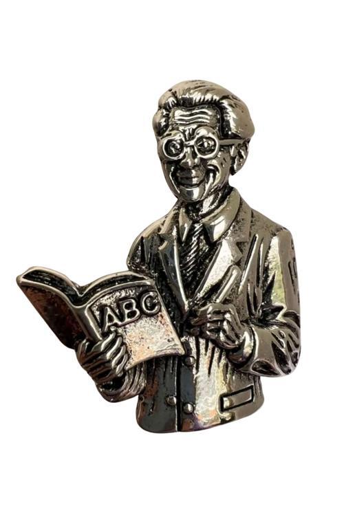 - Melik 9215 7971 Öğretmen Figürlü Broş / Yaka İğnesi