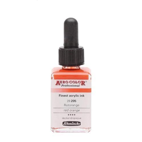 Aero Color Akrilik Mürekkep 28 ml. 205 Red Orange