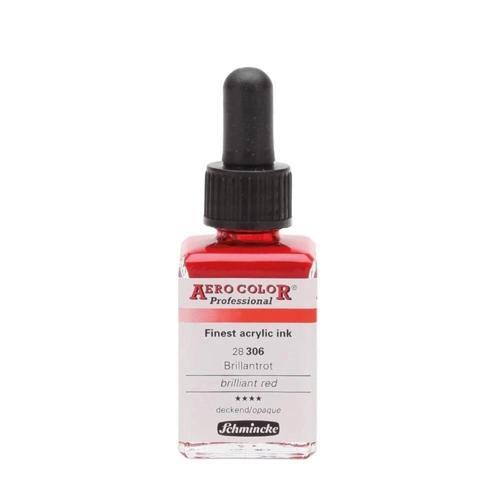 Aero Color Akrilik Mürekkep 28 ml. 306 Brilliant Red