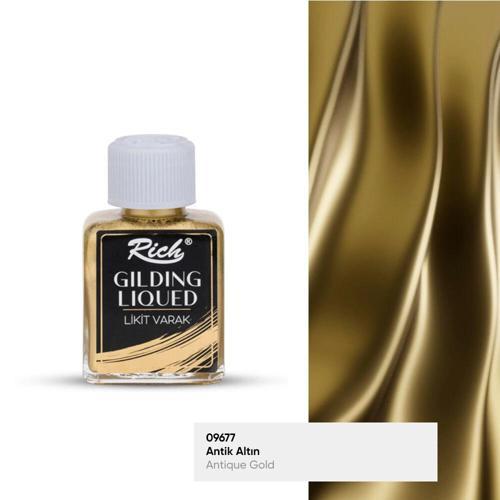 Gilding Liqued Likit Sıvı Varak 75 cc. ANTİK ALTIN