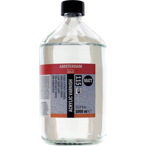 Amsterdam Acrylic Varnish Matt 115 Mat Akrilik Boya Verniği 1000 ml.