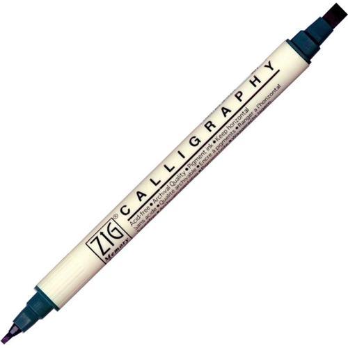 Calligraphy Çift Uçlu Kaligrafi Kalemi 2 mm. + 5 mm. 401 Hunter Green