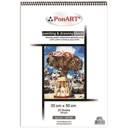 Painting & Drawing Block Resim Defteri 35x50 cm. 20 Sayfa 20140