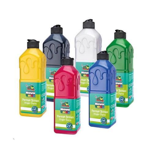 Parmak Boyası 6 Renk x 250 gr.