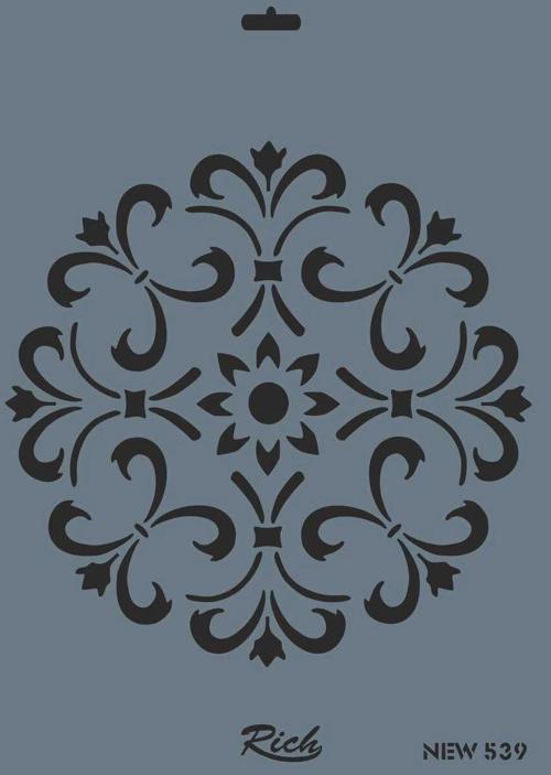 Stencil Boyama Şablonu 25x35 cm. NEW-539