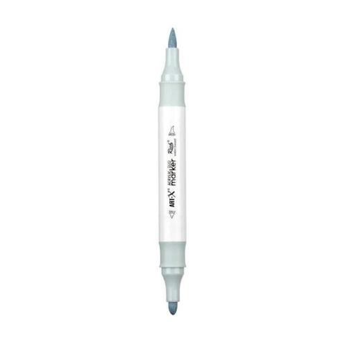 Acrylic Duo Marker Çift Uçlu Su Bazlı Boyama Markörü No:153 Gri Mavi