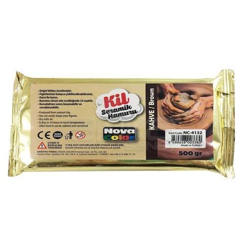 Kil Seramik Hamuru 500 gr. Kahve
