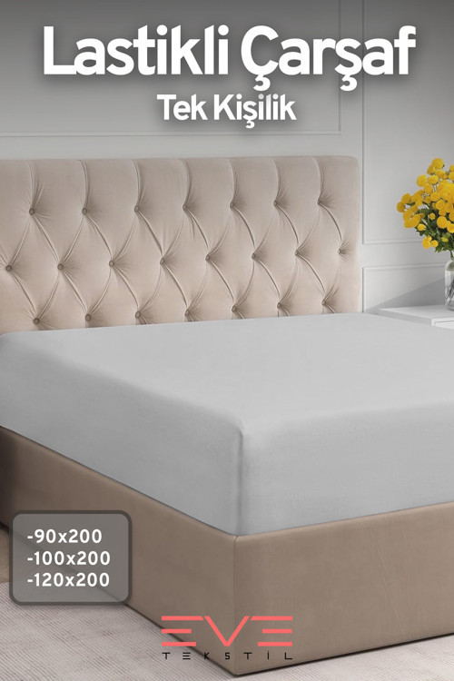 Pamuklu Tek Kişilik RainForce Kumaş Lastikli Çarşaf Ve Yastık Kılıf Set