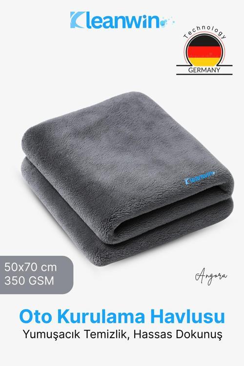Angora Mikrofiber Bez 50X70 Cm 350 Gsm | Oto Kurulama Havlusu,Araç Yıkama,Cam Ve Kurulama Bezi