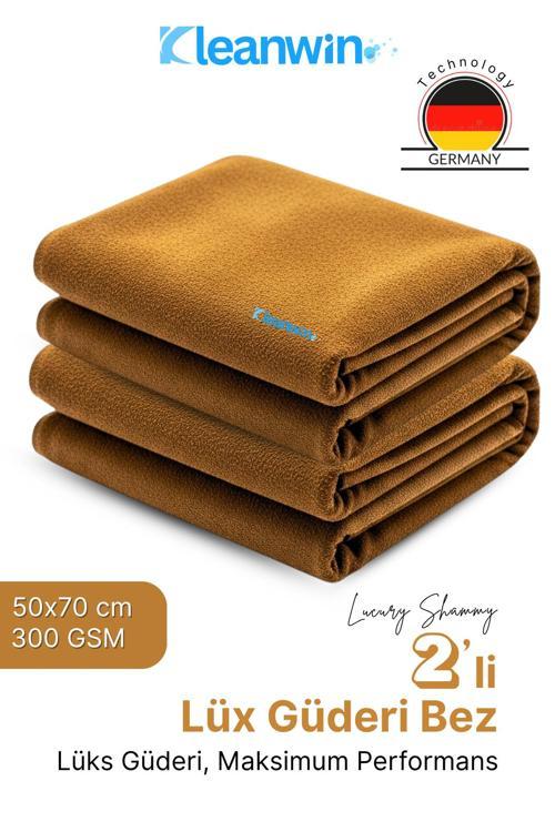 Luxury Shammy 2’Li Set Lüx Güderi 50X70 Cm 300 Gsm Oto Kurulama Bezi – Araç Yıkama Ve Cam Bezi