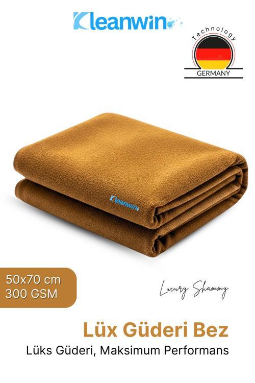 Luxury Shammy Lüks Güderi Bez 50X70 Cm – 300 Gsm Ultra Emici Araç Kurulama Ve Cam Temizlik Bezi
