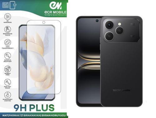 Tecno Spark 40 ile Uyumlu Ekran Koruyucu MAT Parmak İzi Bırakmayan Esnek Nano Kırılmayan
