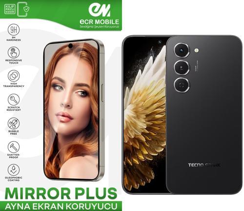 Tecno Spark 40 Pro ile Uyumlu Esnek Ayna(Mirror) 9H Nano Ekran Koruyucu