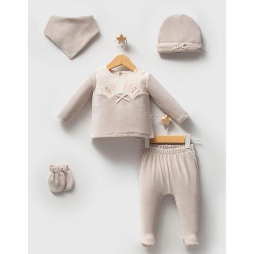 Tongs Baby Etamine 5'li Hastane Çıkışı 5684 Gri