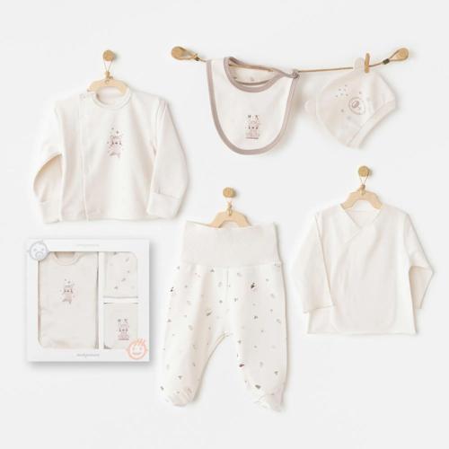 Andywawa AC26180 My 1 St Wardrobe 5'li Hastane Çıkışı Ekru