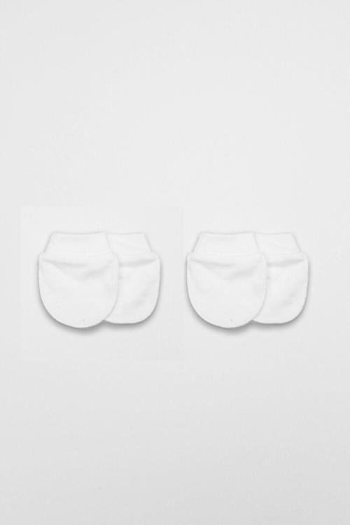 Bistyle 2Li Penye Eldiven Basıc 90108 Beyaz