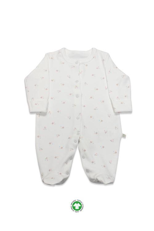 Bistyle Grow İn Love Bebe Tulum 15103 Pembe Ekru