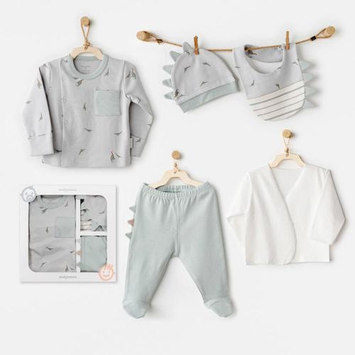 Andywawa AC26000 Mummy S Snuggle Saurus 5'li Hastane Çıkışı Green
