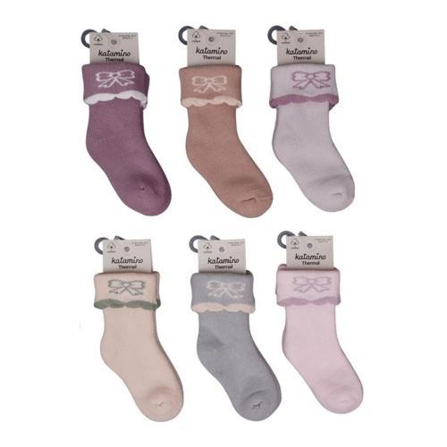 Katamino Lirya Havlu Kız Bebek Soket Çorap K45905 Asorti
