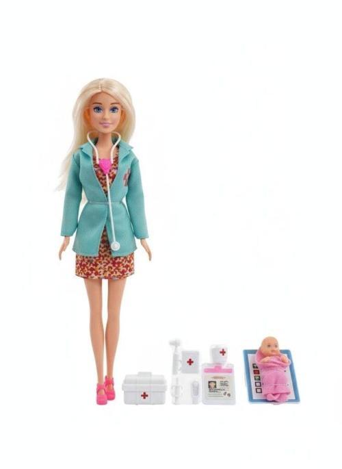 Aksesuarlı Model Bebek Doktor Seti - 115225A