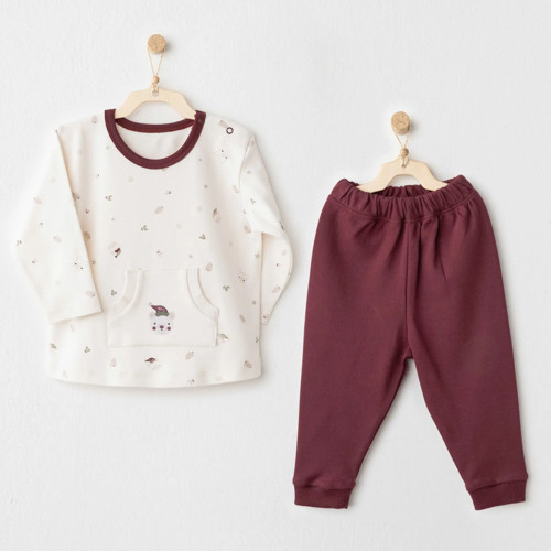 AC26184 My 1 St Wardrobe 2'li Takım Burgundy