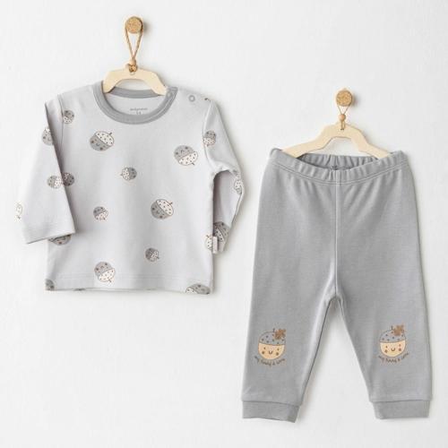 Andywawa AC26105 Hello Autumn 2'li Takım Grey