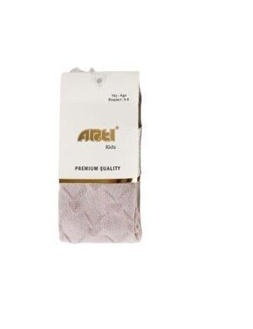 Artı Kalp Kabartmalı Kız Külotlu Çorap 340023 Asorti