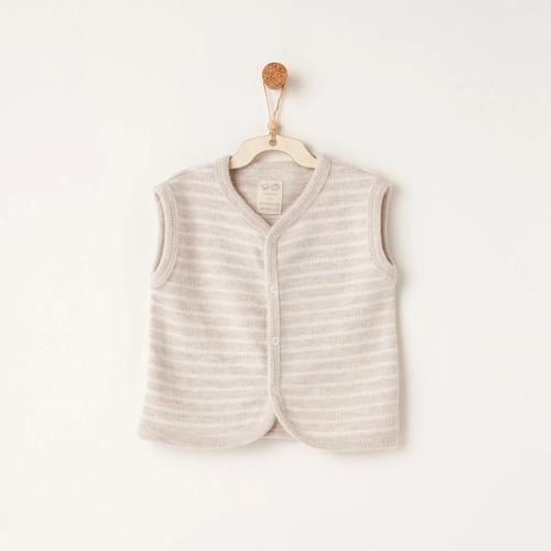 Andywawa AC26221 Casual Yelek Beige