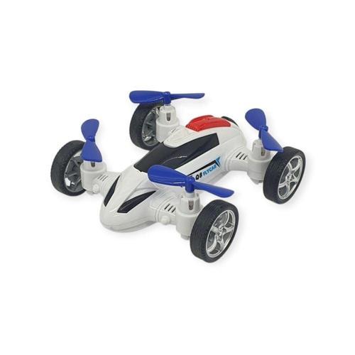 Sürtmeli Drone Araba Hareketli Pervane - Beyaz