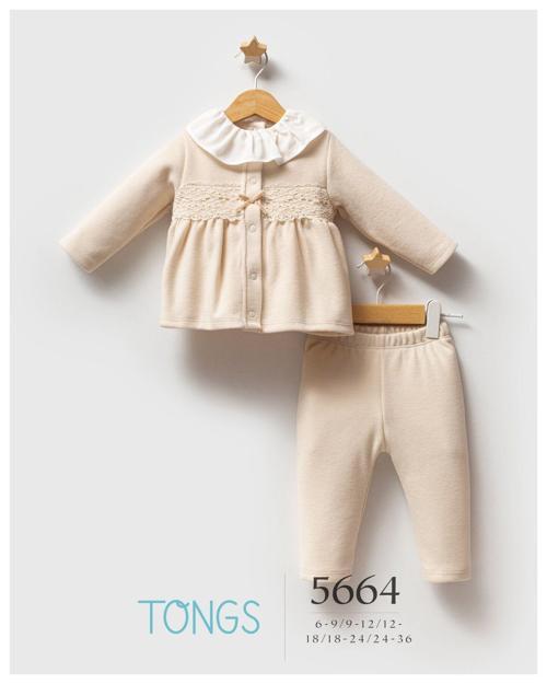 Tongs Baby Lace Dream 3'lü Takım 5664 Ekru