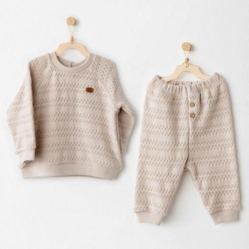 Andywawa AC26134 Wawa Exclusive 2'li Takım Beige