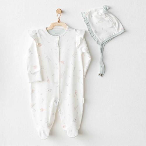 Andywawa AC25510 Love Family Bebek Tulum Takım Ekru