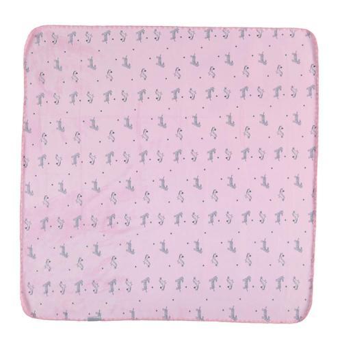Bibaby Happy Zebra Land Fluffy Bebek Battaniye 64529 Pembe