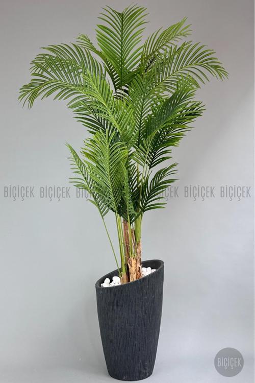 Yapay Areka Palmiyesi 250 Cm Lux Dış Mekan Saksıda