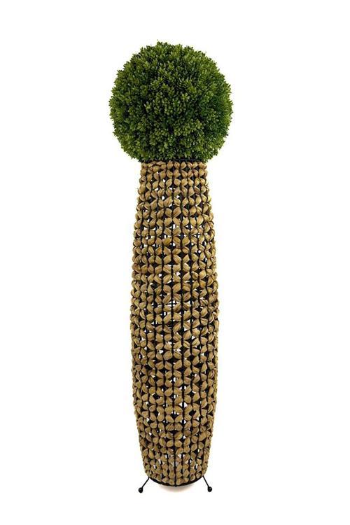 Çamdalı Şimşir Ağacı Su Sümbülü Hasır Lambader