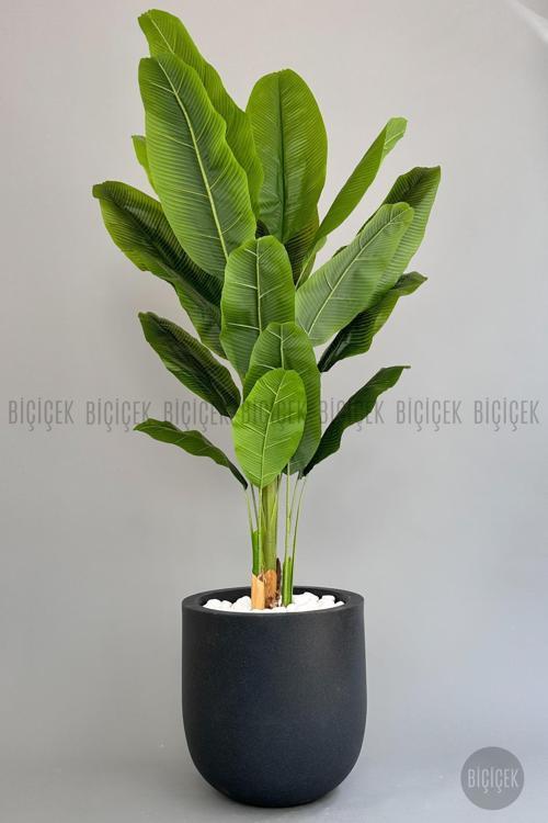 Yapay Muz Ağacı 200 Cm Lux Dış Mekan Saksıda