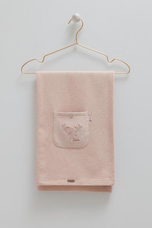 SOFT STYLE TRİKO BATTANİYE - 90X90 - CARAMELL  - BTK2106 - Pembe - 0 - 12 Ay - BTK2106-Pembe-0 - 12 Ay Pembe